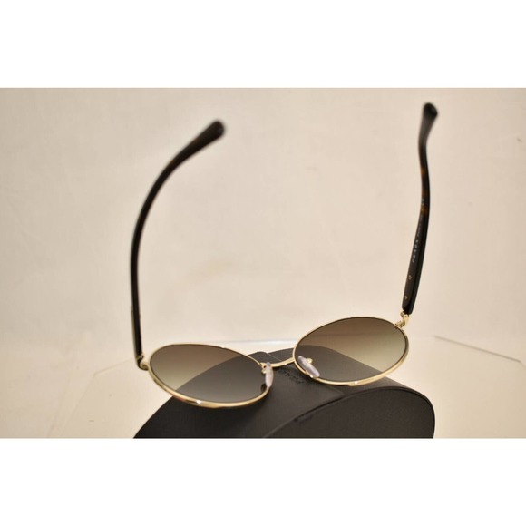 NIB PRADA SPR58V BROWN HAVANA LETTERING LOGO PLASTIC METAL FRAME SUNGLASSES main image 9